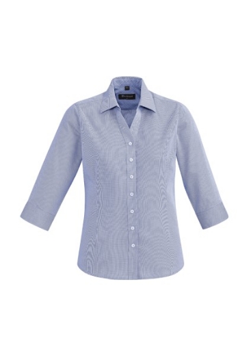 Picture of Biz Corporates Ladies Hudson Shirt 3/4 Sleeve 100% Cotton